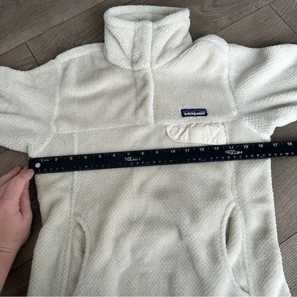 Patagonia Women’s Re-Tool Fleece Pullover Sweater Cream size XS POLARTEC THERMAL - Picture 10 of 10